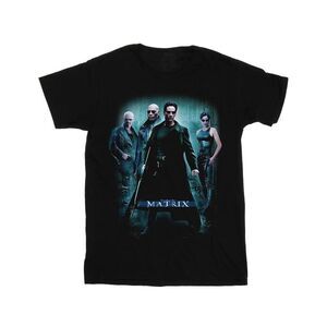 The Matrix Mens Group Poster T-Shirt / Black